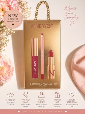 ✨ Nine West Luxury Lip Collection – 3PC Set (NEW) ✨